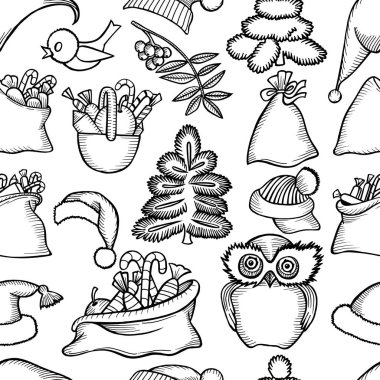 Noel sorunsuz vektör desen