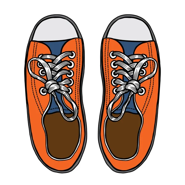 Vector ilustración deportes zapatillas — Archivo Imágenes Vectoriales