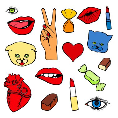 Plakası, yama koleksiyon küme.