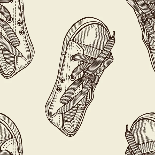 Seamless modeli Ayakkabı — Stok Vektör