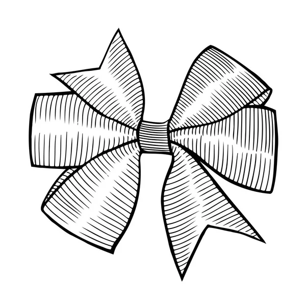 Un cadeau de ruban papillon — Image vectorielle