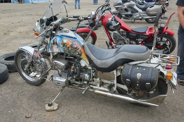 Varias motocicletas retro — Foto de Stock
