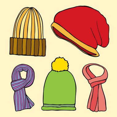 Kış bere ve kapaklar