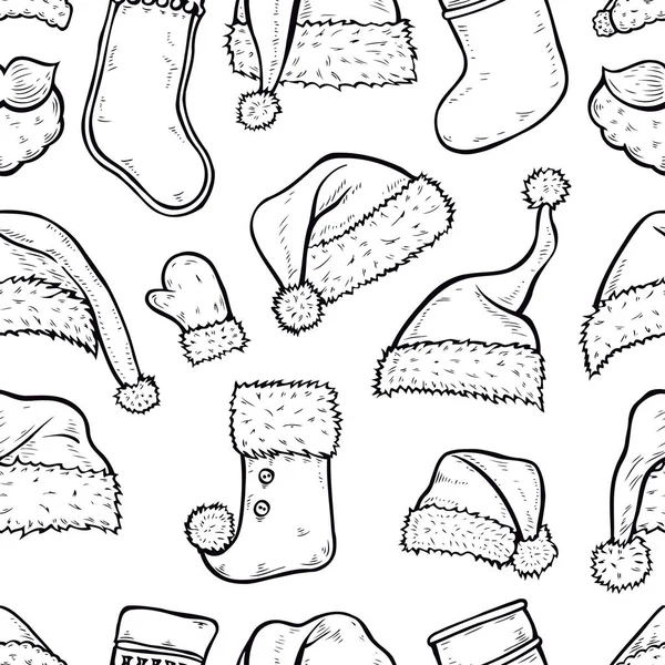 Texture sans couture de Noël — Image vectorielle