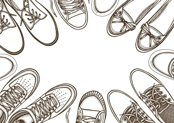 Vectorillustratie sport sneakers — Stockvector