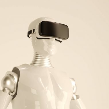 Sanal gerçeklik gözlük robot
