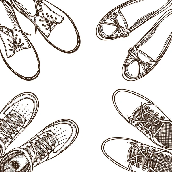 Εικονογράφηση αθλητικά πάνινα παπούτσια — Φωτογραφία Αρχείου