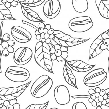 kahve seamless modeli