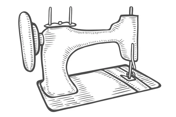Máquina de costura vintage —  Vetores de Stock