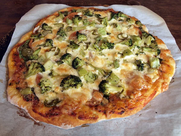 Pizza - vegetale — Foto Stock