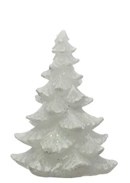 Árbol de Navidad blanco — Foto de Stock