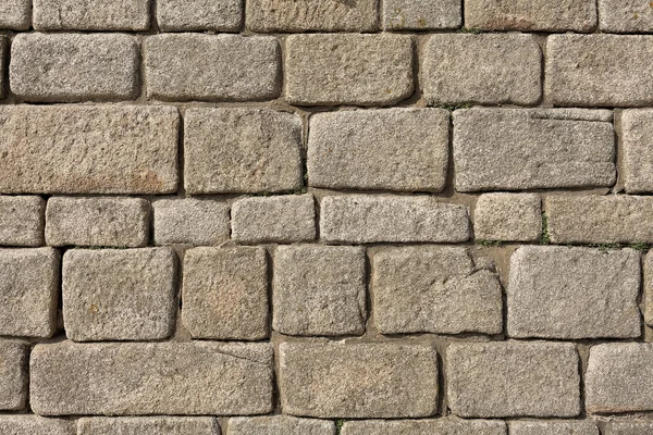 오래 된 돌 배경으로 벽을 벽돌 — 스톡 사진