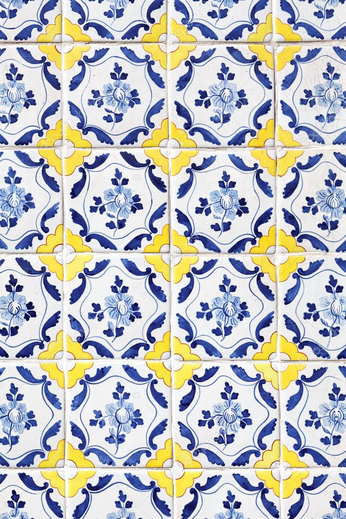 traditional Portuguese tiles (azulejos)