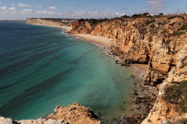 View on Praia de Porto de Mos , Lagos, Potugal