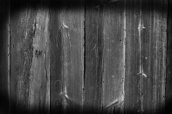 古い木製のパターン、黒と白のトーンを持つテクスチャー — ストック写真