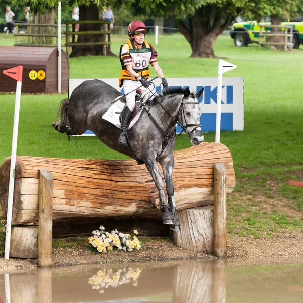Houghton international horse trials Annie Bellamy riding Grafik — Stock Photo, Image