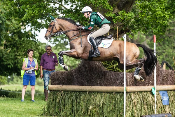 Houghton international horse trials Aoife Clark riding Colorfast — Stock Photo, Image