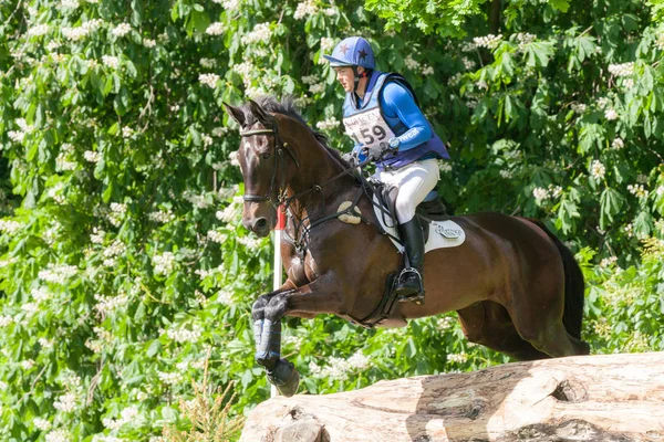 Houghton international horse trials Tim Cheffings — Stock Photo, Image