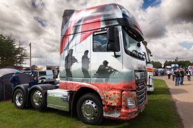 Savaş askerler kamyon çürüme, Truckfest 2017