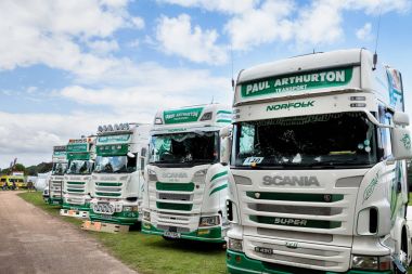 Paul Arthurton Scania kamyon Truckfest Norwich'nde