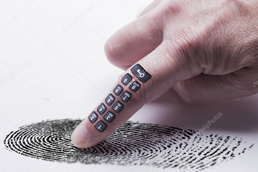 Digital finger print concept for online identity protection