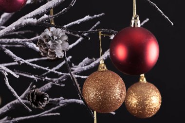 Noel ağacı top yakın çekim