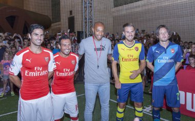 Santi Cazorla, Mikel Arteta, Thierry Henry, Aaron Ramsey, Tomas Rosicky