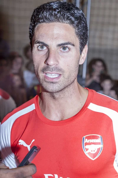 Giocatore di football dell'Arsenale Mikel Arteta — Foto Stock