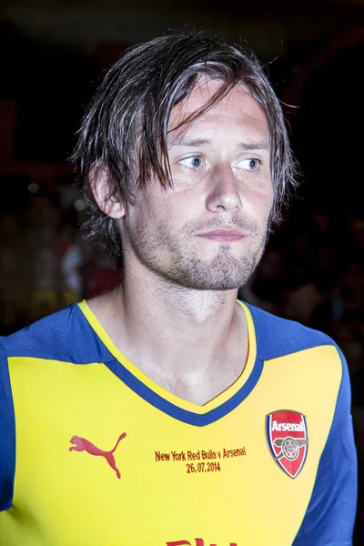 Giocatore di football dell'Arsenale Tomas Rosicky — Foto Stock