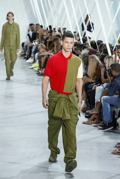 Modelos en Lacoste fasion show — Foto de Stock