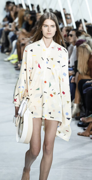 model at Lacoste fasion show