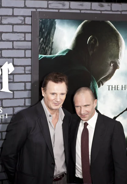 Liam Neeson, Ralph Fiennes — Stockfoto