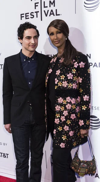 Zac Posen y Iman — Foto de Stock