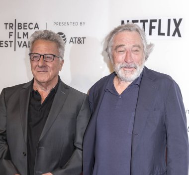 Dustin Hoffman and Robert De Niro clipart