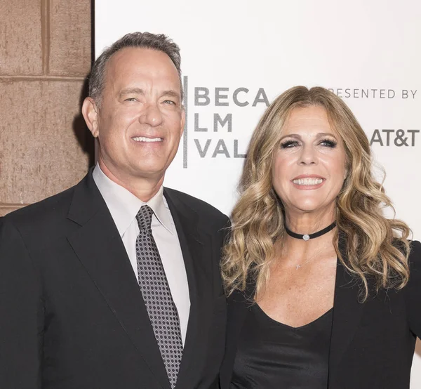 Tom Hanks și Rita Wilson Fotografie de stoc