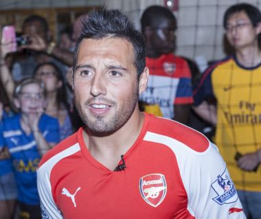 Arsenal oyuncu Santi Cazorla