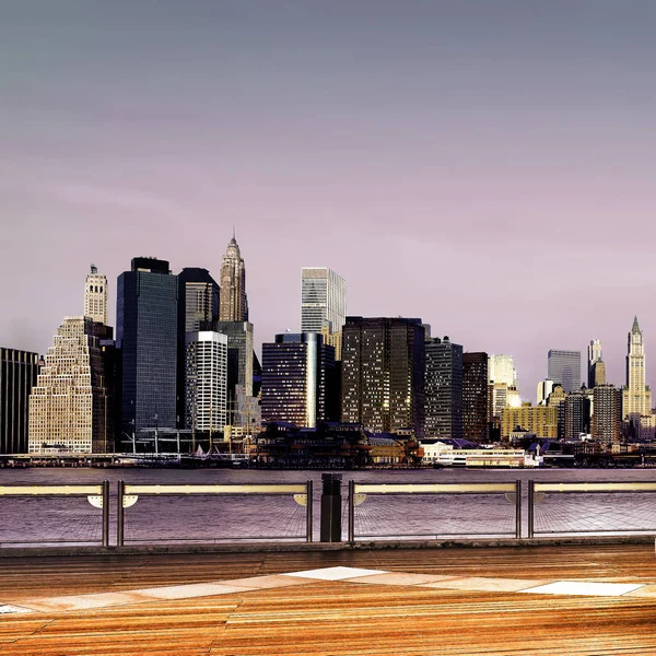 Downtown Brooklyn skyline — Zdjęcie stockowe