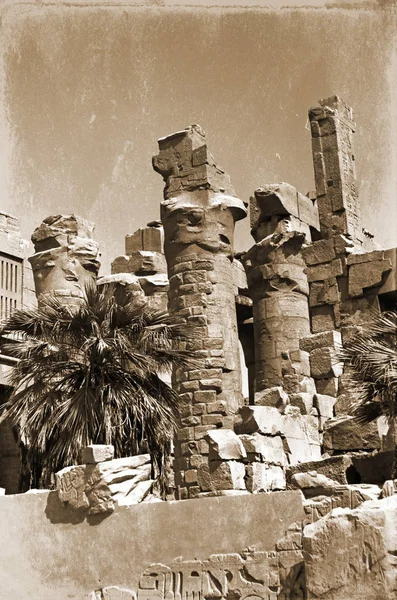 Στα ερείπια του ναού του Άμμωνα-ρα — Φωτογραφία Αρχείου