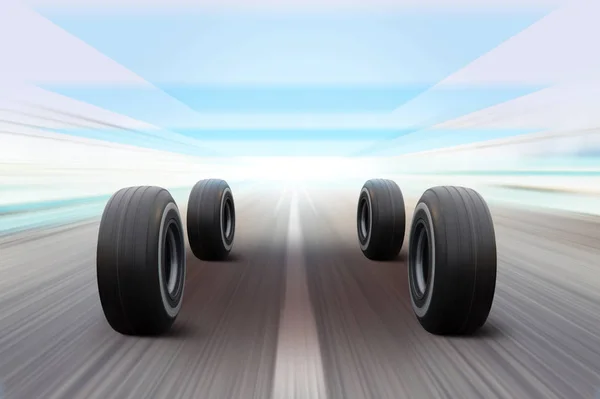 Illustration of tires — Stock Photo, Image