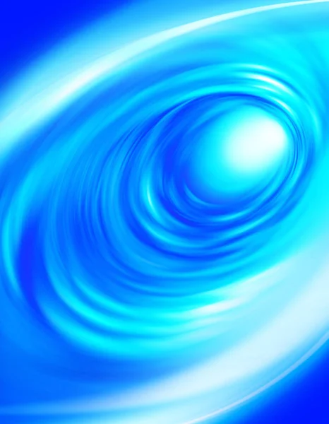 蓝色抽象漩涡 — 图库照片