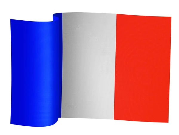 Illustratie van de Franse vlag — Stockfoto