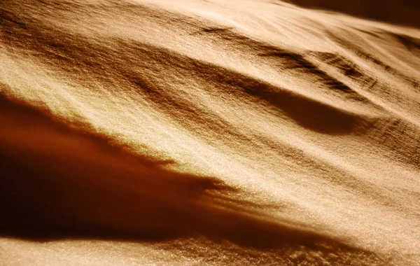 Sand barchan at summer — Stock Photo, Image