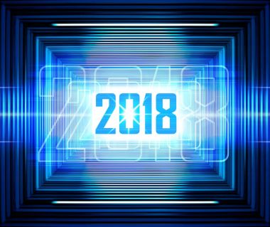 mavi çizgiler arka plan için 2018