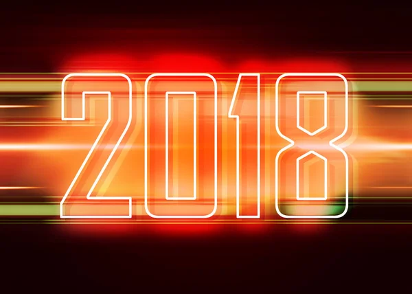 2018 red background — Stock Photo, Image