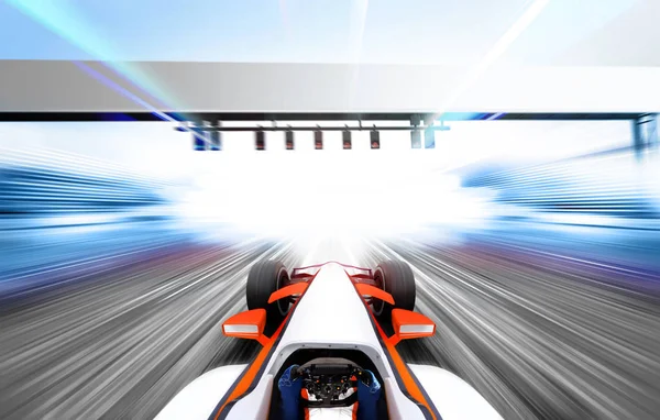 3D obrázek Formule 1 — Stock fotografie