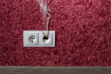 Standart elektrik prizine yandı