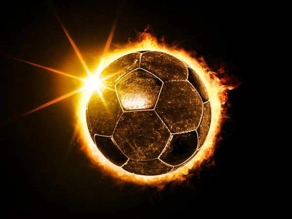 Bola como eclipse solar — Fotografia de Stock