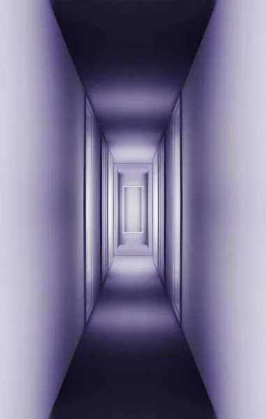 Empty modern corridor — Stock Photo, Image