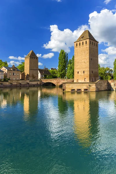 Ponts Couverts em Estrasburgo — Fotografia de Stock