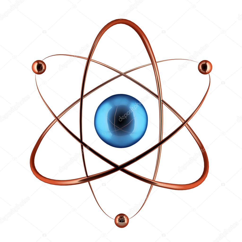 Atom of nuclear shape.